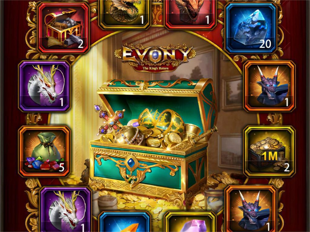 Evony Dragon Treasures Event