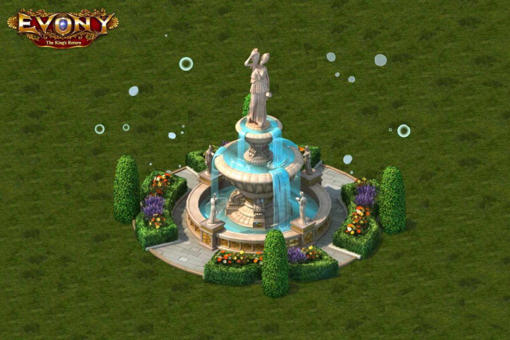 Evony Ideal Land building Fountain