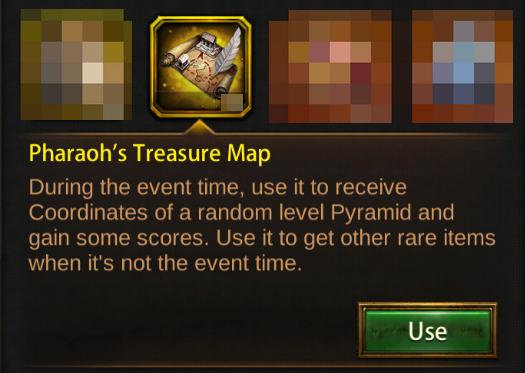 Pharaoh's Treasure Map