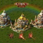 Evony Emerald Rose Imperial City Castle and Rose Gold Guard March Effect