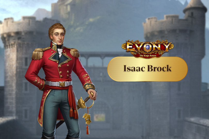 Evony Epic Historic General Isaac Brock