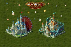 Evony Children's Day Castle Amusement City - Ferris Wheel & Roller Coaster