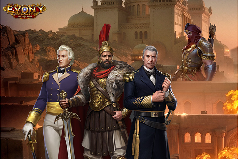 Evony Civilization Celebration Quest for Treasure Event & King's Scheme Generals