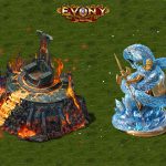 Evony Ideal Land Ornament - Surtr's Throne and Shadow of Midgard
