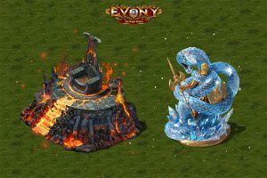 Evony Ideal Land Ornament - Surtr's Throne and Shadow of Midgard