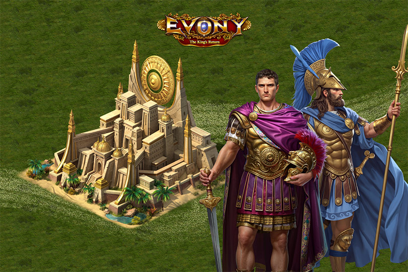 Evony Running of the Bulls Event Castle Desert Golden Palace, General Theodosius I & Cimon