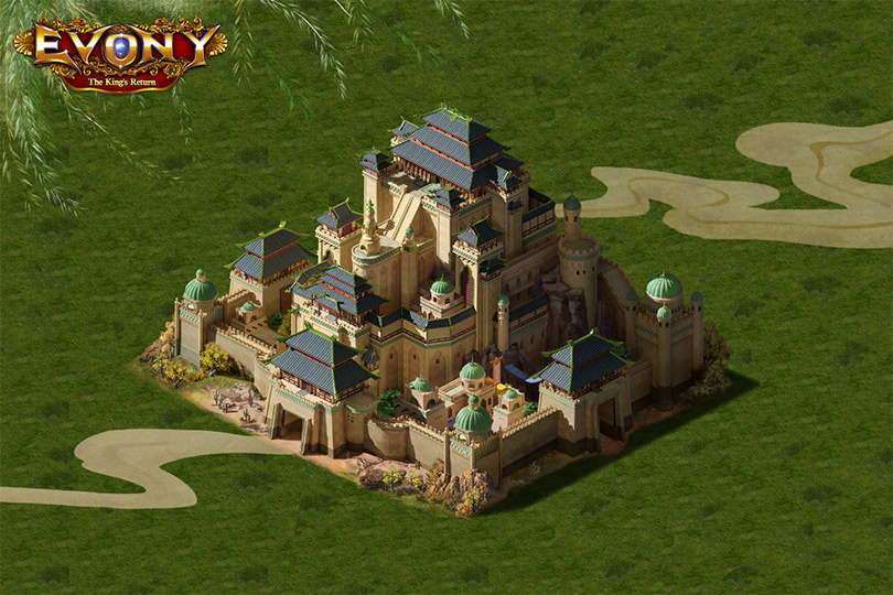 Evony Season 10 Battle of Chalons Alliance Glory Castle - Loulan