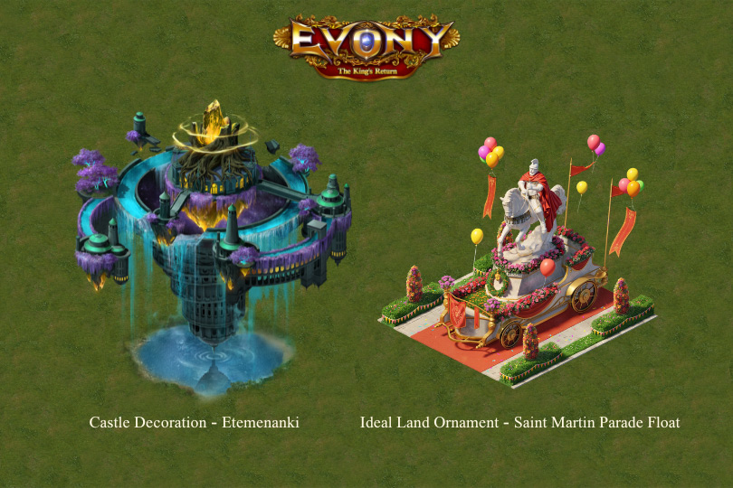 Evony Etemenanki and Saint Martin Parade Float