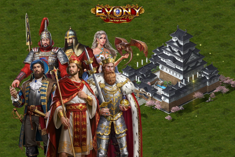 Evony Limited Recruit Generals and Historic City Himeji-jo