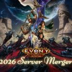 Evony 2026 Server Merger List