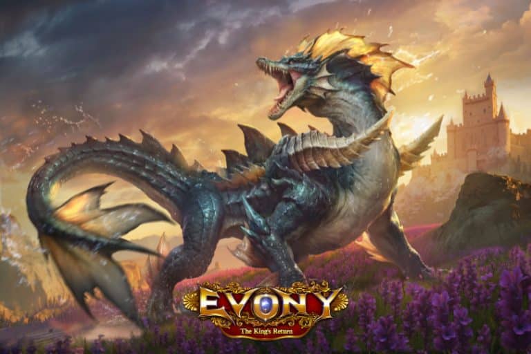 Evony Ironhide and Giant Horns Tarasque