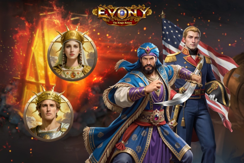 Evony 2026 Midsummer Monarch Images & Generals