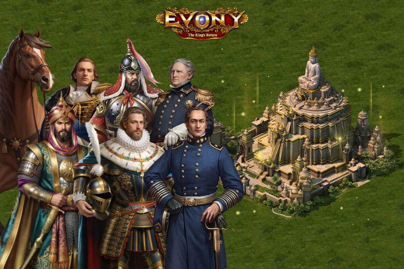 Evony Historic City Borobudur and Limited Recruit Generals